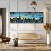 Painting by Numbers Panorama Starry Night Paris